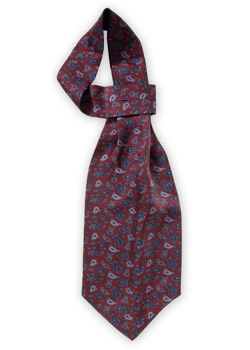 Ascot giocoso paisley bordeaux