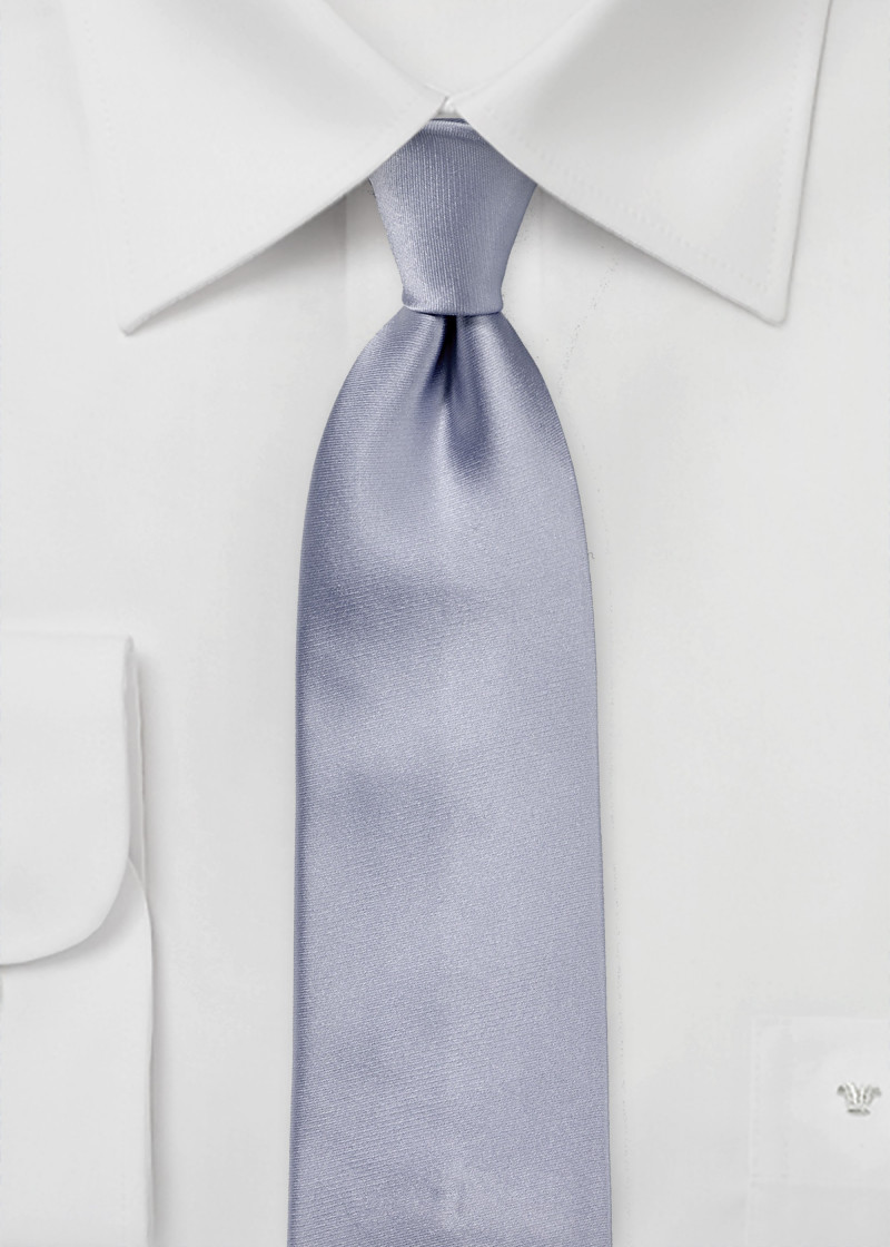 Cravatta Striking da uomo monocromatica grigio