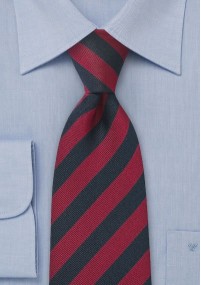 Cravatta righe rosse blu