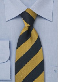 Cravatta Regimental blu giallo