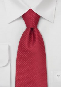 Cravatta XXL microfibra rossa