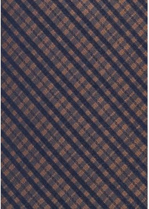 XXL-Krawatte Karo kupfer navy