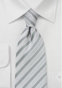 Cravatta argento chiaro