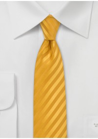 Cravatta stretta Granada in giallo