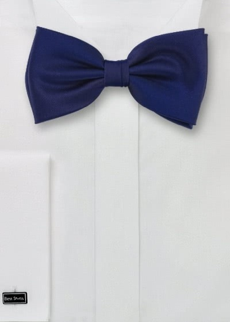 Papillon per bambini in microfibra italiana blu