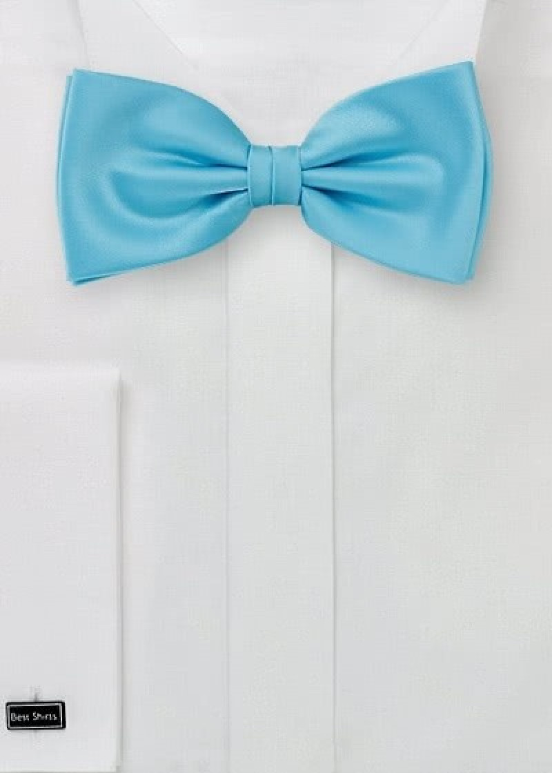 Papillon per bambini in microfibra italiana blu