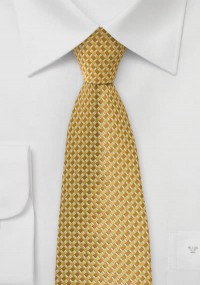 Cravatta giallo arancio astratto