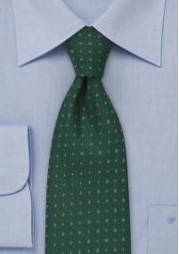 Cravatta verde fiori