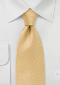 Cravatta  gialla puntini