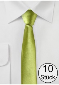 Cravatte extra slim verde nobile -...