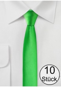 Cravatta extra stretta verde - confezione...