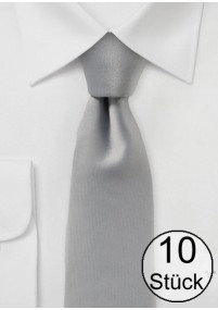 Cravatta moda tinta unita grigio...