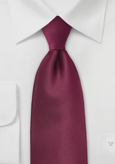 Cravatta rosso burgundy