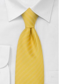 Cravatta a clip gialla con struttura a...