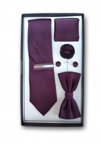 Lusso viola - Elegante set di accessori...