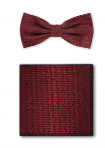 Papillon Cavalier Scialle Set Medio Rosso...