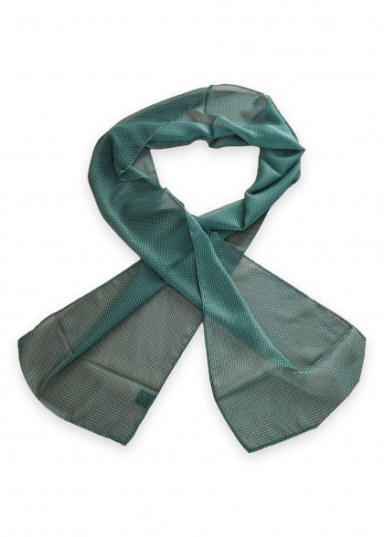 Sciarpa di chiffon aus dem gleichen Stoff und Farbe