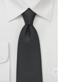 Cravatta nera disegno reticolato