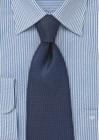 Cravatta rete blu marino