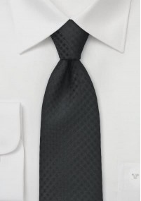 Cravatta quadri nero