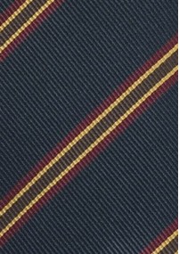 Klassische XXL Club-Krawatte dunkelblau