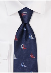 Cravatta con decorazioni a vela in stile...