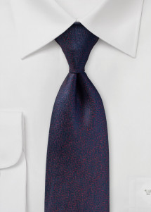 Cravatta business rosso marino maculato