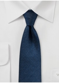 Cravatta con struttura a rete blu notte