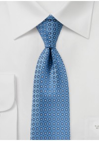 Cravatta quadrata blu chiaro