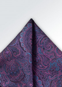 Sciarpa Cavalier Paisley viola