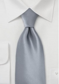 Cravatta clip grigio scuro