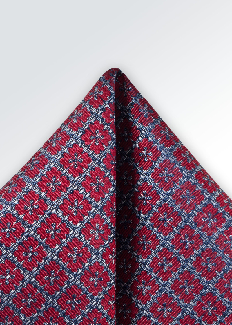 Hanky Waffle Decor rosso