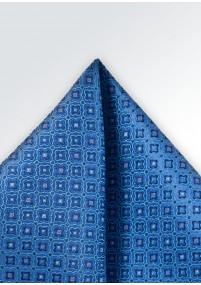 Panno decorativo geometrico azzurro