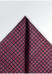 Sciarpa Cavalier in seta e cotone rosso