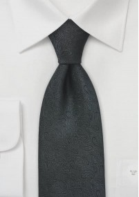 Cravatta paisley nero