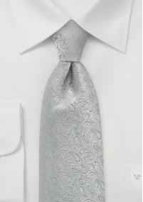Cravatta paisley grigio