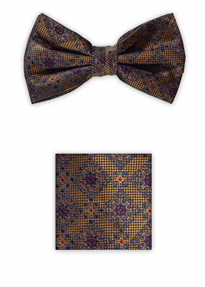 Set di papillon aus dem gleichen Stoff und Farbe