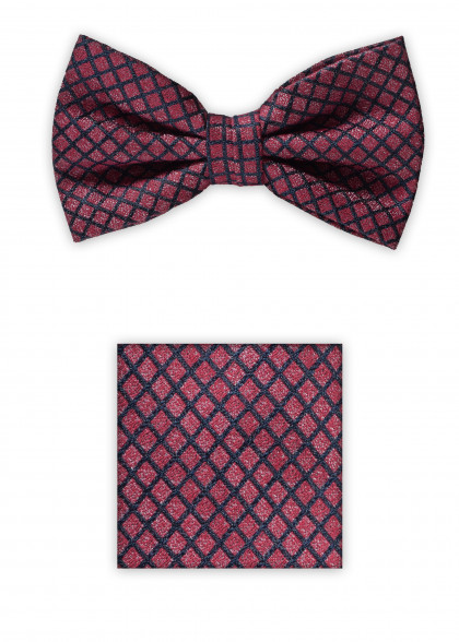 Set di papillon aus dem gleichen Stoff und Farbe
