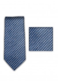 Cravatta da uomo con motivo a cialda blu...