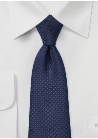 Cravatta clip blu notte