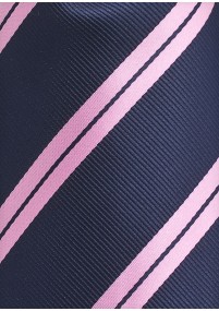 Cravatta righe rosa blu