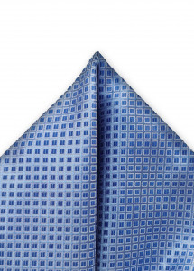 Pochette da taschino modello struttura blu...