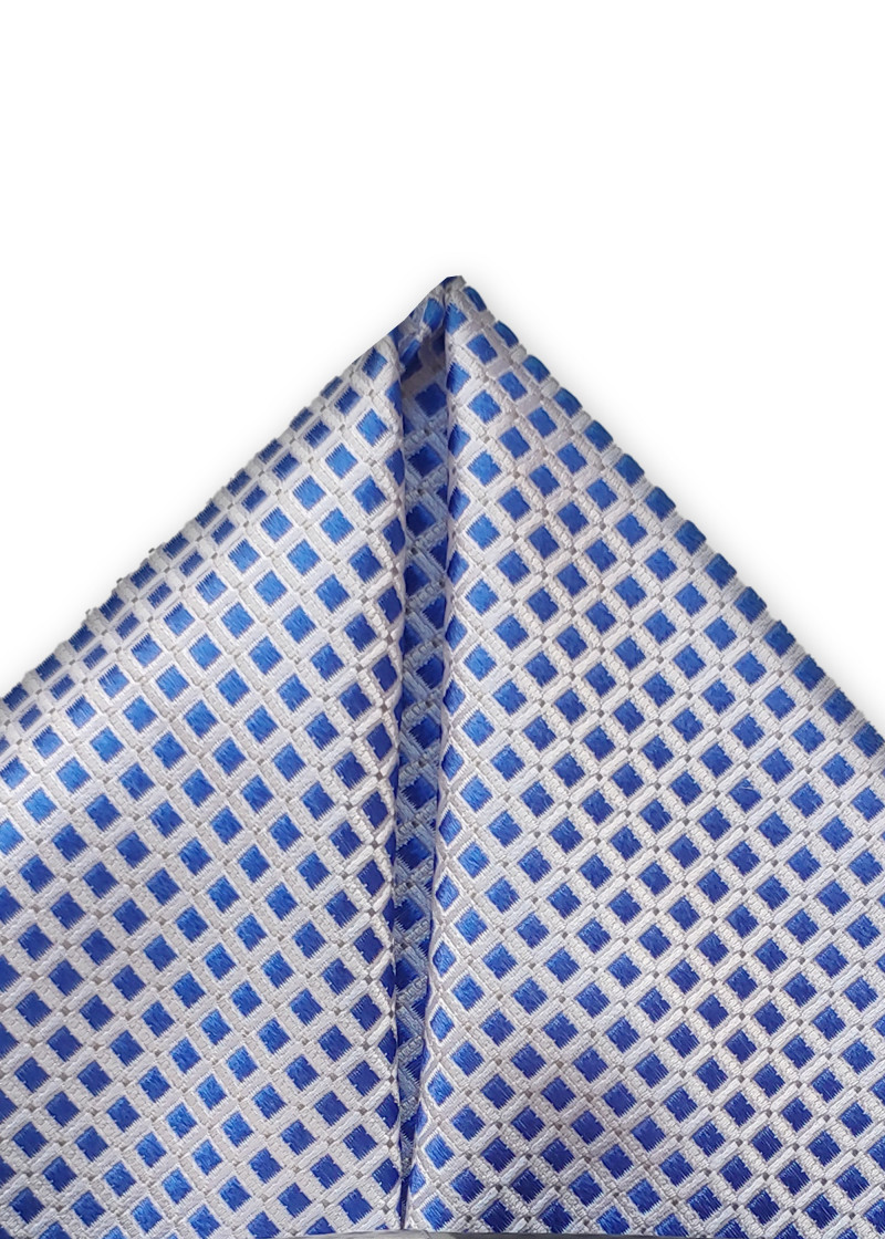 Struttura decorativa in stoffa blu reale