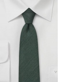Cravatta lana verde petrolio