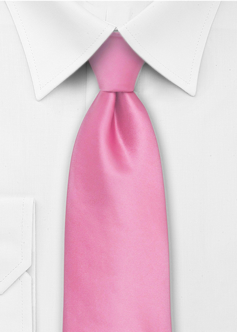 Cravatta elegante per bambini in rosa
