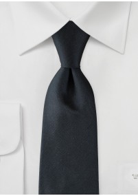 Cravatta seta inchiostro nero opaco