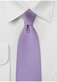 Cravatta in raso viola chiaro