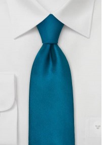 Cravatta in raso verde acqua