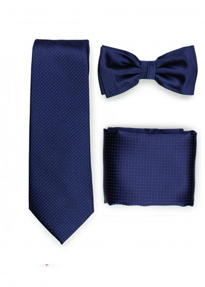Set Cravatta-Papillon aus dem gleichen Stoff und Farbe