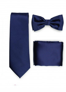 Combinazione papillon uomo sciarpa blu...